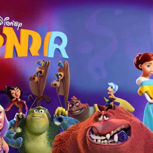 Prompt: brand new disney pixar movie
