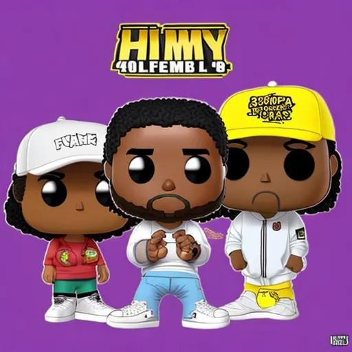 Prompt: Hip hop family guy themed funko pop 