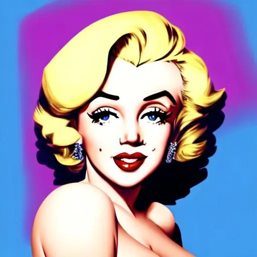 Cartoon portrait of Marilyn Monroe | OpenArt