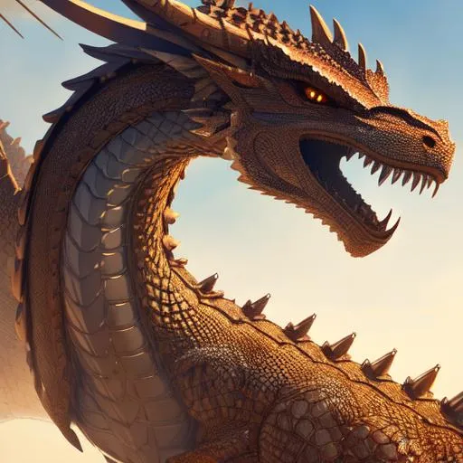 Prompt: a dragon made of nuts and bolts, perfect composition, hyperrealistic, super detailed, 8k, high quality, trending art, trending on artstation, sharp focus, studio photo, intricate details, highly detailed, by greg rutkowski, illustration, watercolor