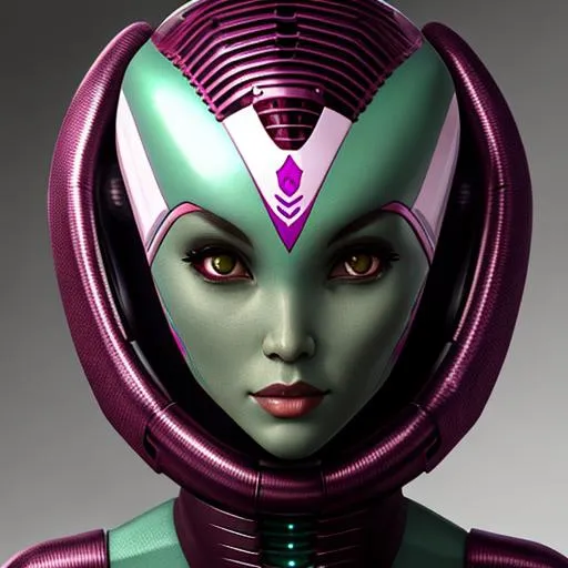 Prompt: Female alien 