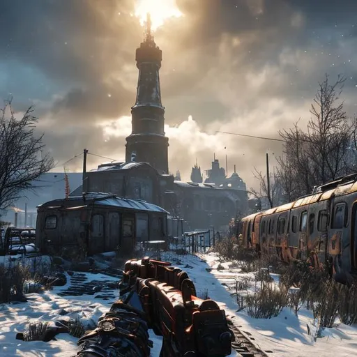 Prompt: Metro exodus