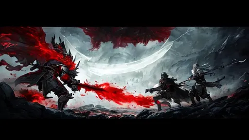 Prompt: Splash art of a Grey Warden battling an evil blood red Phantasmal warrior from Dragon Age. Grey Wardens are ancient medieval justiciars. In peace, vigilance. In war, victory. In death, sacrifice. detailed masterpiece, fantasy, high-res, quality upscaled image, perfect composition.