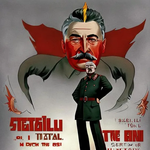 Prompt: stalin The final boss
