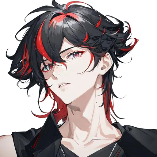 Prompt: Zerif 1male (Red side-swept hair covering his right eye)