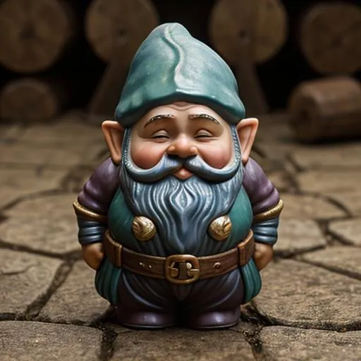 Prompt: gnome, god of wealth