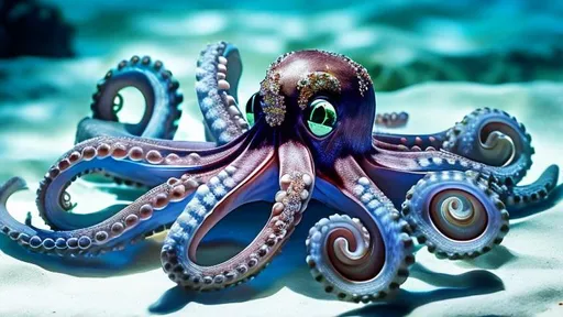 Prompt: Octopus with diamonds