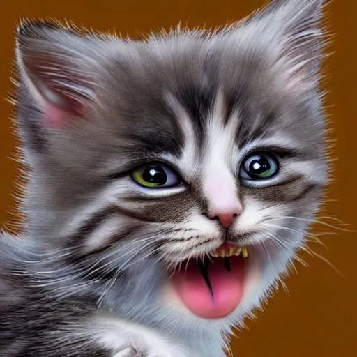 Prompt: cute kitten, 4k,, hyper realistic, HD, highly detailed 