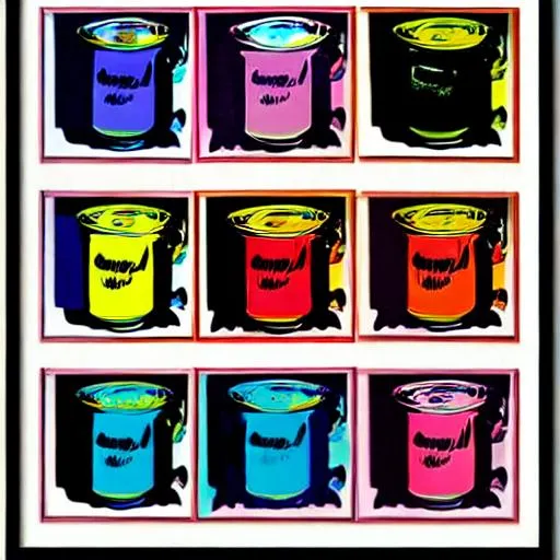 Prompt: Modern art by Andy Warhol 