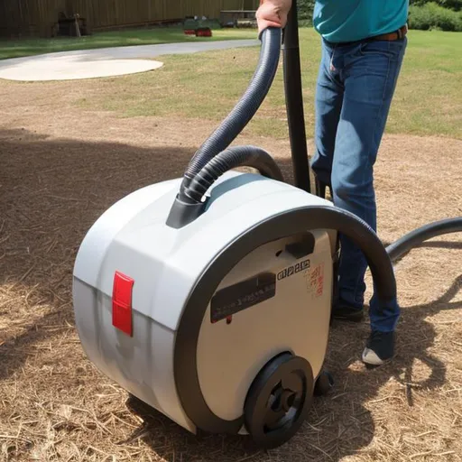 Prompt: create an image of  ash vacuum cleaner for wood stove for blog post.