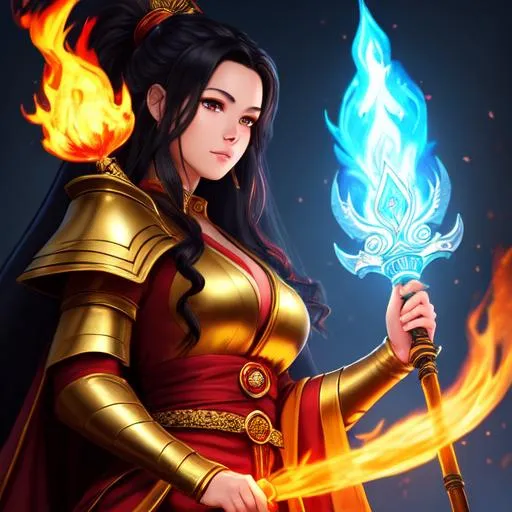 cleric of fire | OpenArt