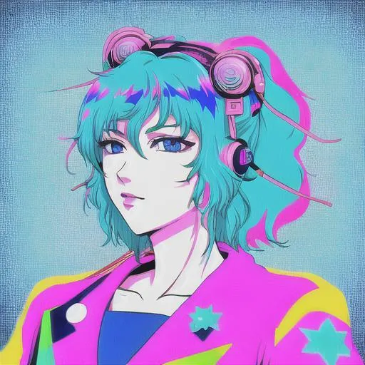 Prompt: vaporwave