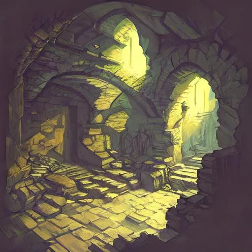 Prompt: dragon lair interior