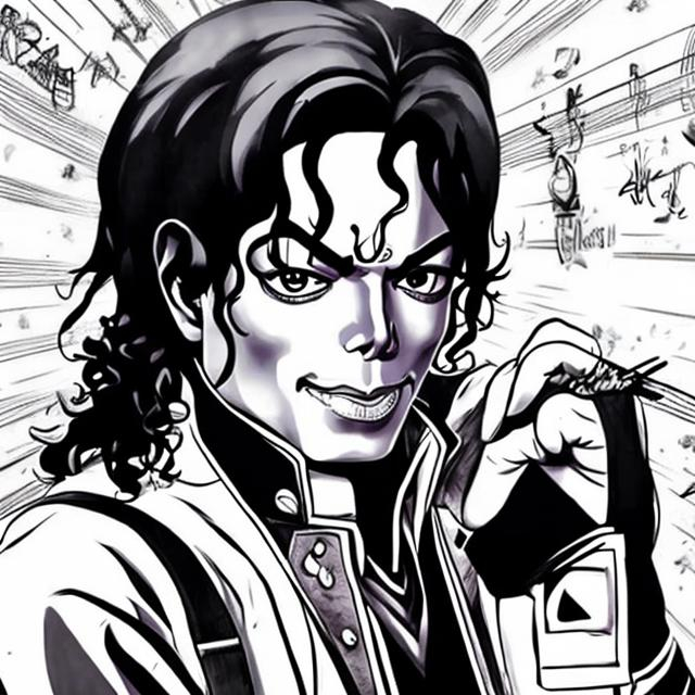 michael jackson as a jojo's character | OpenArt