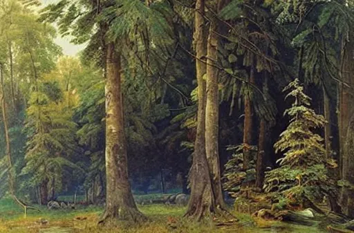 Prompt: beautiful artwork by ivan shishkin, India