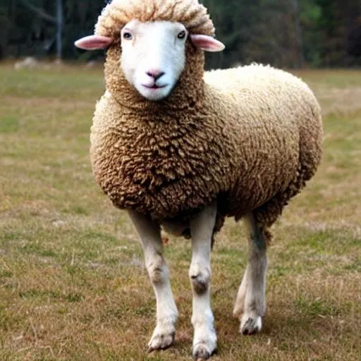 Prompt: Warrior sheep Golden
