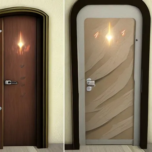 Prompt: gaming door