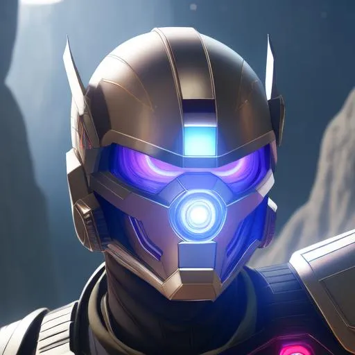 Prompt: Ultrarealistic 8k Portrait of futuristic Magneto', hologram armored suit, halo armor, flying through space holding the infinity stones 
Unreal Engine 5