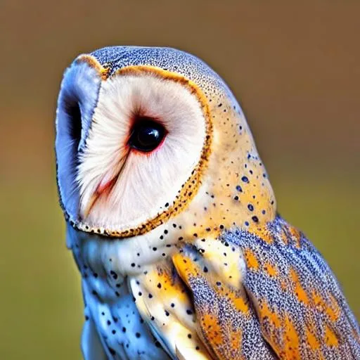 Prompt: Barn owl beautiful