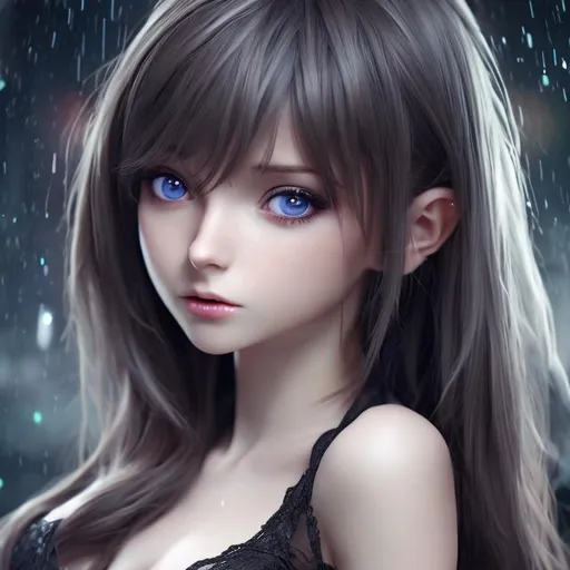 Prompt: 4k high resolution cgi anime dark, full body picture, petite Irish female, 25 year old, pretty face  