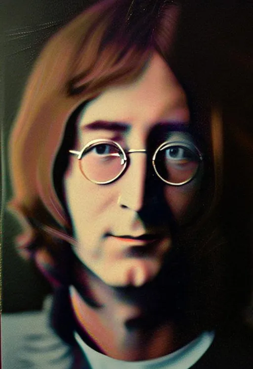 realistic photographic portrait of john lennon | OpenArt