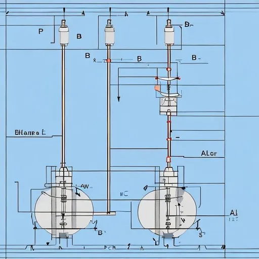 Prompt: Draw a diagram of the bilge ,double bottom ,for and after peak and other water ballast pipeline systems indicating the positions of all valves .briefly describe the pumps used .this is the question