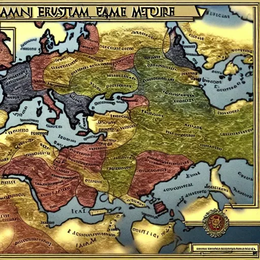 Prompt: Roman Empire with Steam Engines 