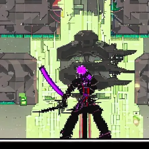 Prompt: Katana zero final boss