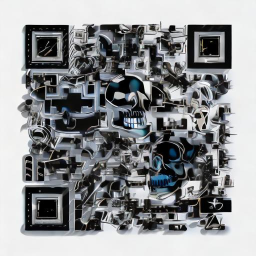 Dark theme with a skull structure