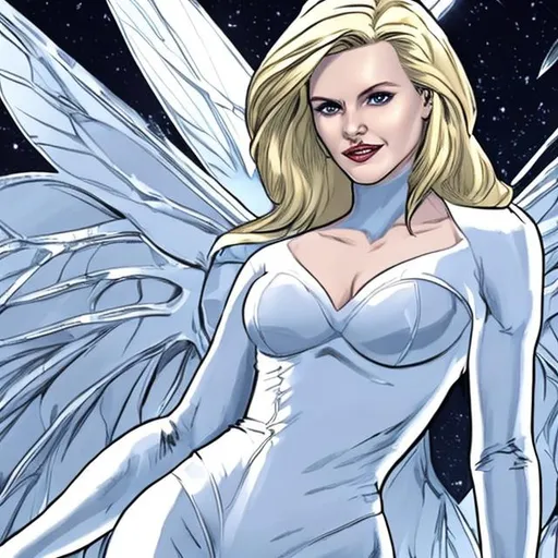 Prompt: Create  Emma Frost (Earth-90214)