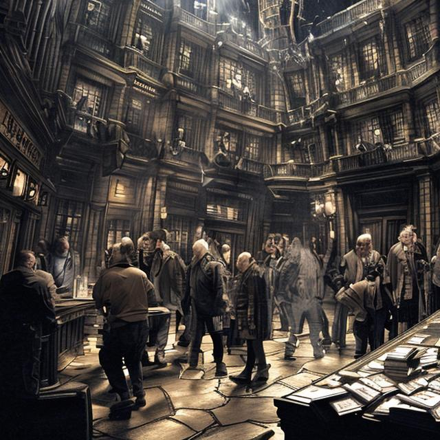 The break in at gringotts OpenArt