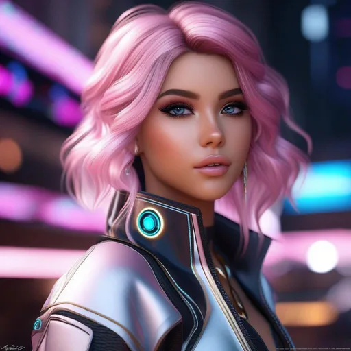 Prompt: {{{{highest quality absurdres best stylized award-winning character concept masterpiece}}}} of hyperrealistic intricately hyperdetailed wonderful stunning beautiful gorgeous cute posing feminine 22 year {{{{neon punk}}}} with {{hyperrealistic hair}} and {{hyperrealistic perfect beautiful lifelike eyes}} wearing {{hyperrealistic futuristic perfect neon punk outfit}} with deep visible exposed cleavage and abs, best elegant octane behance cinema4D rendered stylized epic film poster splashscreen videogame trailer character portrait photo closeup {{hyperrealistic stunning cinematic semi-anime waifu style with lifelike skin details and reflections}} in {{hyperrealistic intricately hyperdetailed perfect 128k highest resolution definition fidelity UHD HDR superior photographic quality}},
hyperrealistic intricately hyperdetailed wonderful stunning beautiful gorgeous cute natural feminine semi-anime waifu face with romance glamour soft skin and red blush cheeks and perfect cute nose eyes lips with sadistic smile and {{seductive love gaze directly at camera}},
hyperrealistic perfect posing body anatomy in perfect epic cinematic stylized composition with perfect vibrant colors and perfect shadows, perfect professional sharp focus RAW photography with ultra realistic perfect volumetric dramatic soft 3d lighting, trending on instagram artstation with perfect epic cinematic post-production, 
{{sexy}}, {{huge breast}}