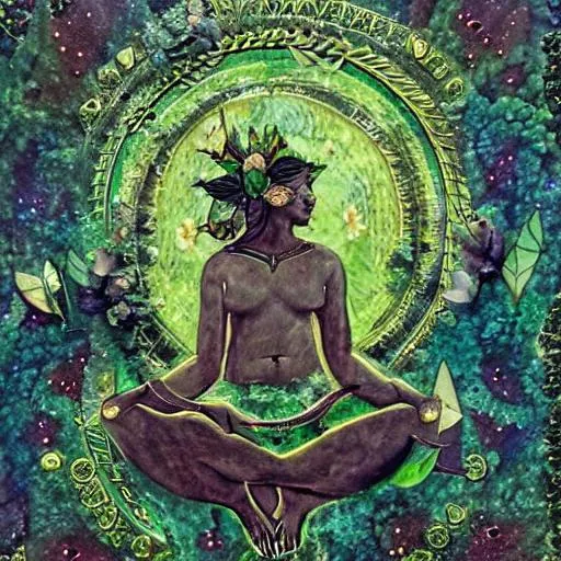 Prompt: Taurus - The Earthkeeper:
Description: A serene figure sitting amidst a lush garden, holding a blooming flower.
Meaning: Symbolizes stability, patience, and a connection to the natural world. Represents material wealth and groundedness.