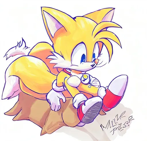 Prompt: Miles "Tails" Prower