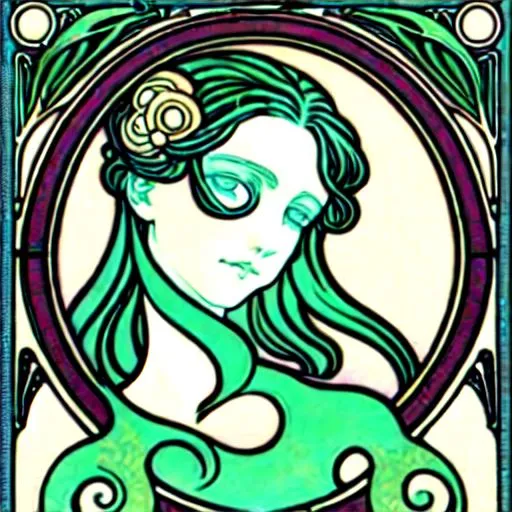 Prompt: art nouveau