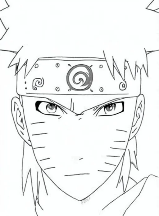 Drawing - Naruto Face — Steemit