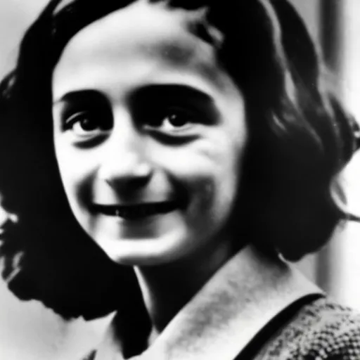 Prompt: nazi anne frank