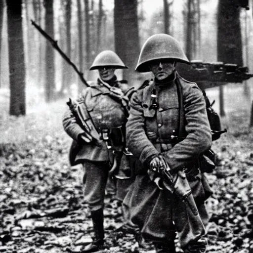 Prompt: World War 1 through the eyes of a german Stormtrooper