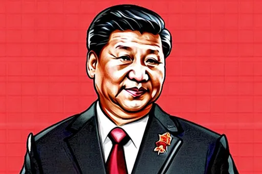 Prompt: Xi Jinping as a grand theft auto portrait 