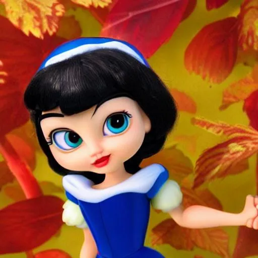 Prompt: Disney Pixar style Snow White, highly detailed, big eyes, beautiful