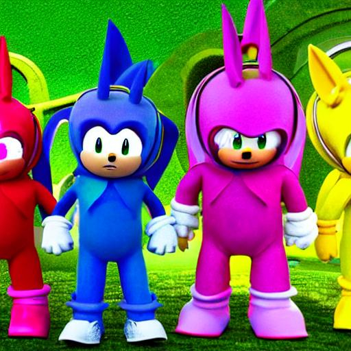 Sonic Teletubbies | OpenArt