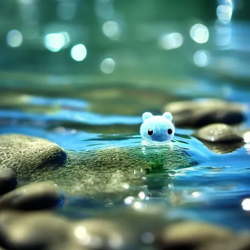 Prompt: Cute, water, small
