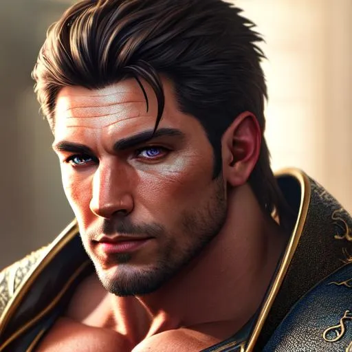Prompt: UHD, 8k, high quality, ultra quality, cinematic lighting, special effects, hyper realism, hyper realistic, Very detailed, high detailed face, high detailed eyes, medieval, fantasy, D&D, dragonborn, humanoid Dragon, gorgeous, strong man, fitness, warrior, armor