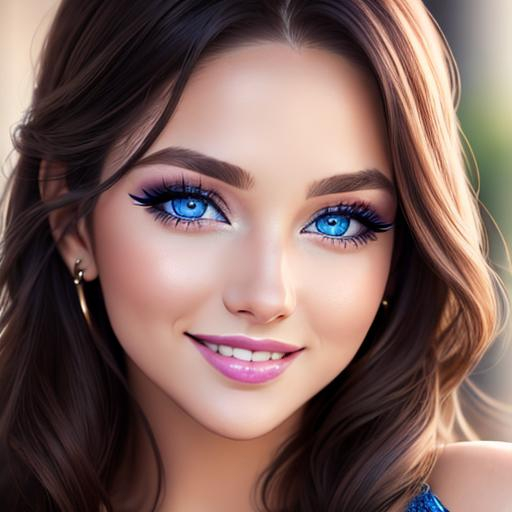 Blue Eyes Cold Blushy Cute Girl Makeup Faces (ALL HEADS & SKIN