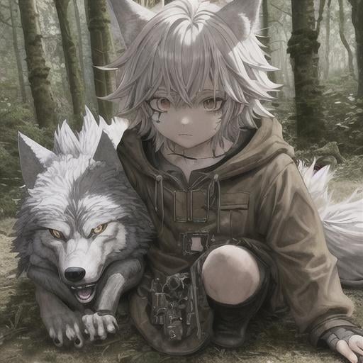 Zero blackfire wolf and anime boy anime 615964 on animeshercom