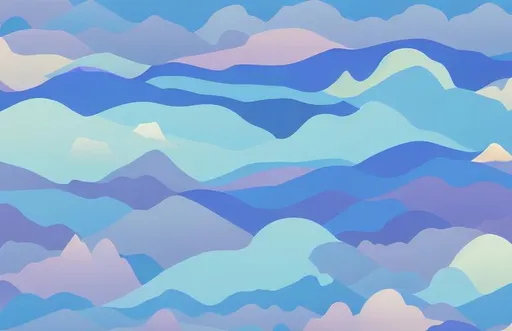 a hd pc doodle wallpaper which has sky mountain and... | OpenArt