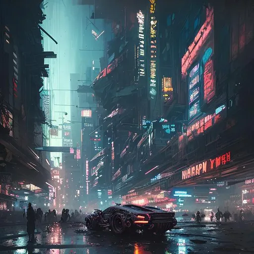 Prompt: Welcome to the cyberpunk city, highly detailed, sharp focus, vivid colors, intricate design, dramatic, character design, sharp focus, dramatic lighting, art by Abbott Handerson Thayer and Jeremy Mann