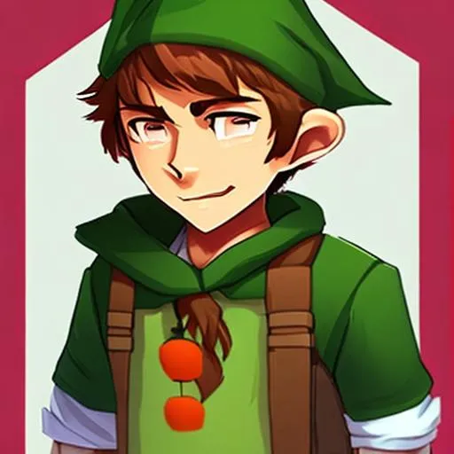 Prompt: 16 year old forest gnome artificer with brown hair. He is well dressed, has some cool gadgets but has an air of superiority.