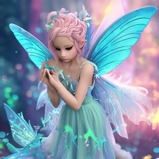 Prompt: A fairy of music