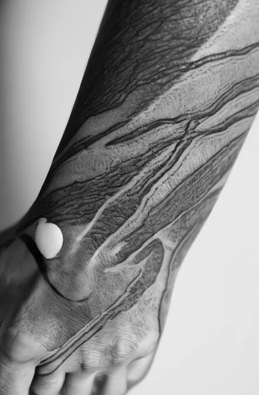 13. Contour Line Hand or Foot